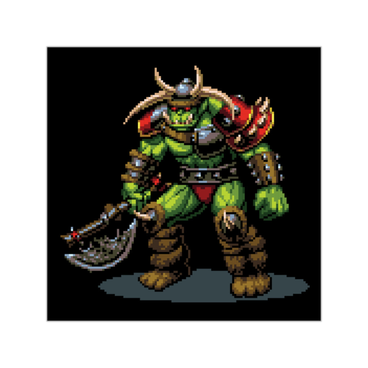 Warcraft Orc - Sticker Printify