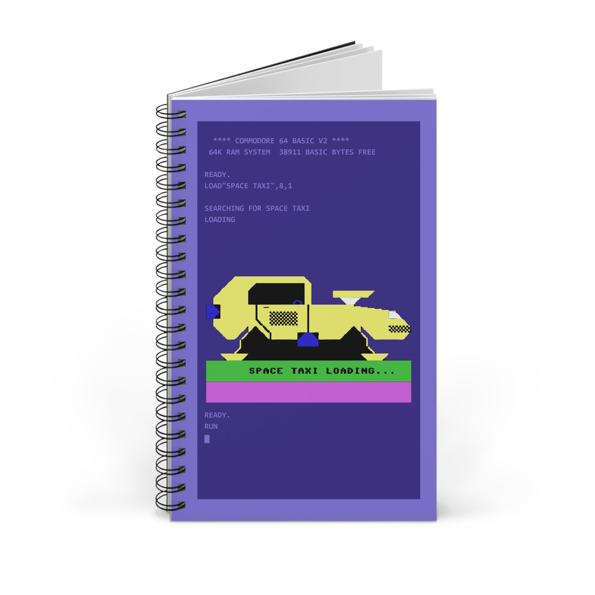 Space Taxi - Notitieboek Printify