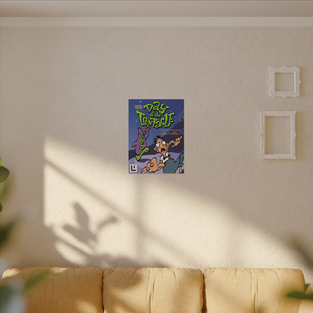 Day of the Tentacle - Remastered Cover Art - Canvas Printify