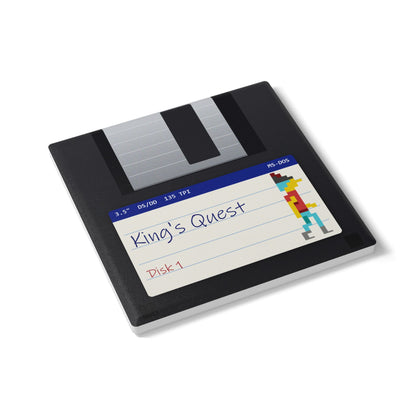 King's Quest - Floppy Onderzetter Printify