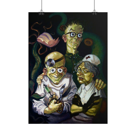 Maniac Mansion - Edison familieportret - Poster Printify