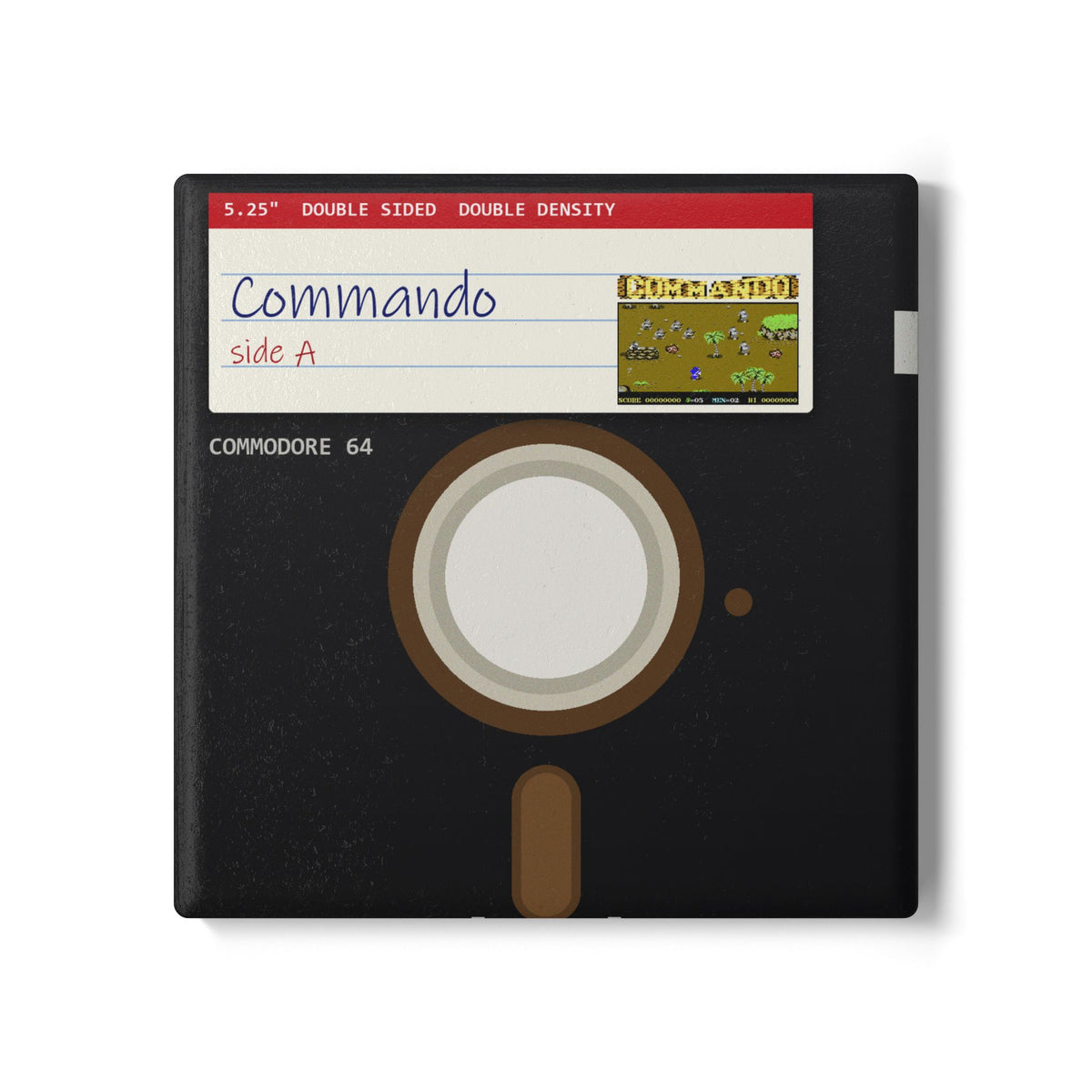 Commando - Floppy Onderzetter Printify