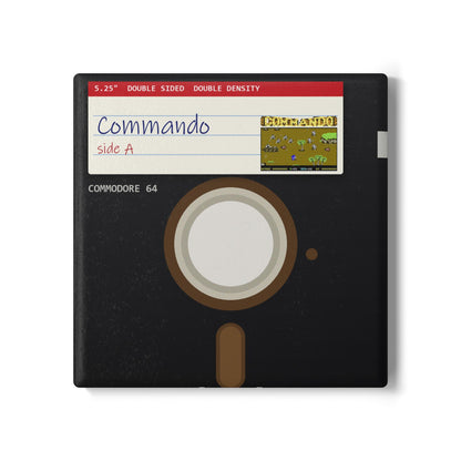 Commando - Floppy Onderzetter Printify