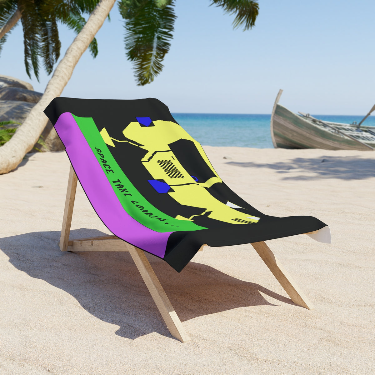 Space Taxi - Handdoek Printify