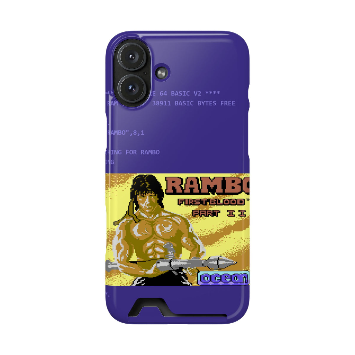 Rambo: First Blood Part II - Telefoonhoesje Printify