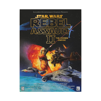 Star Wars: Rebel Assault II - The Hidden Empire - Canvas Printify