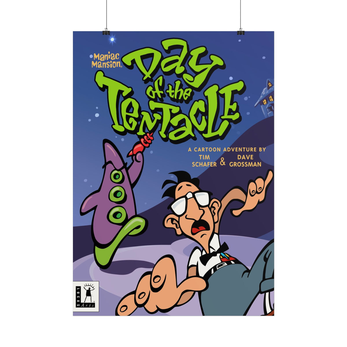 Day of the Tentacle - Remastered Cover Art - Poster Printify