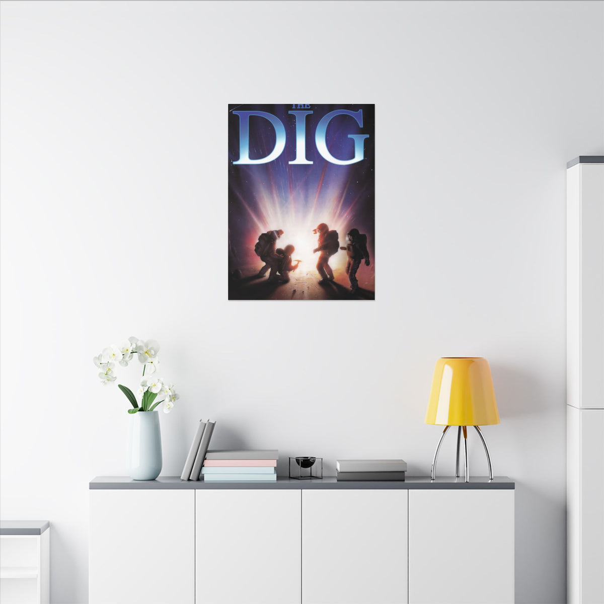 The Dig (astronauten) - Canvas Printify