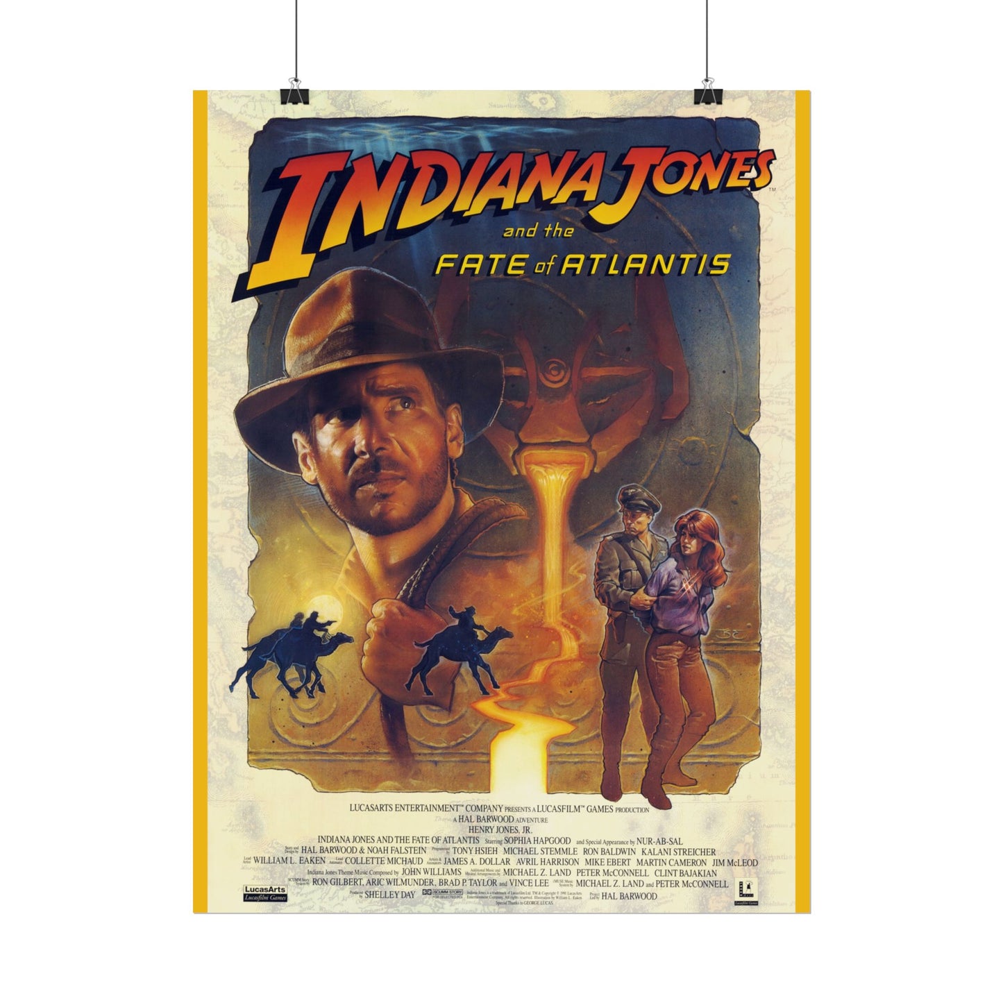 Indiana Jones Faith of Atlantis Rolled Poster
