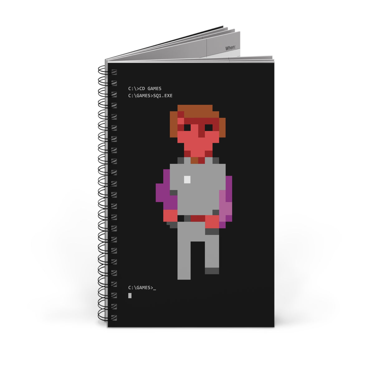 Space Quest - Notitieboek Printify