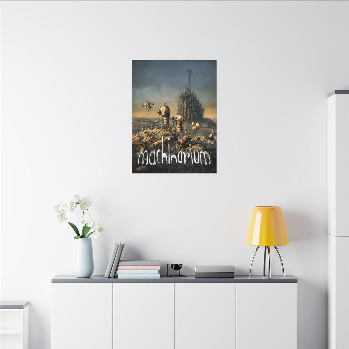 Machinarium (met logo) - Canvas Printify