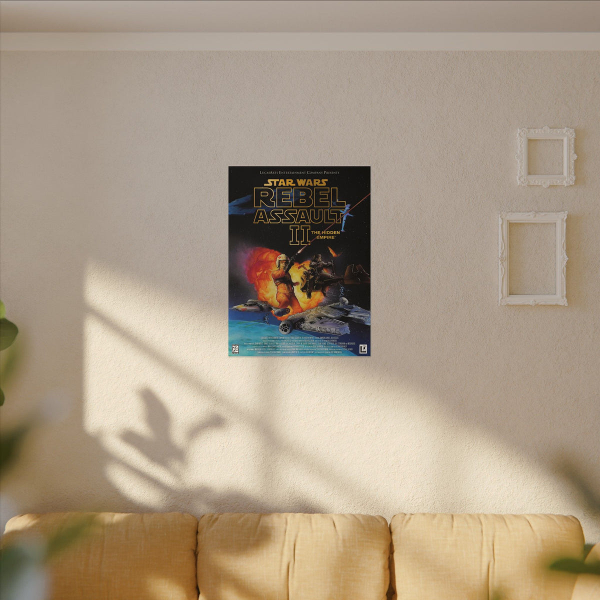 Star Wars: Rebel Assault II - The Hidden Empire - Canvas Printify