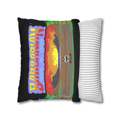 Barbarian Spun Polyester Square Pillowcase 