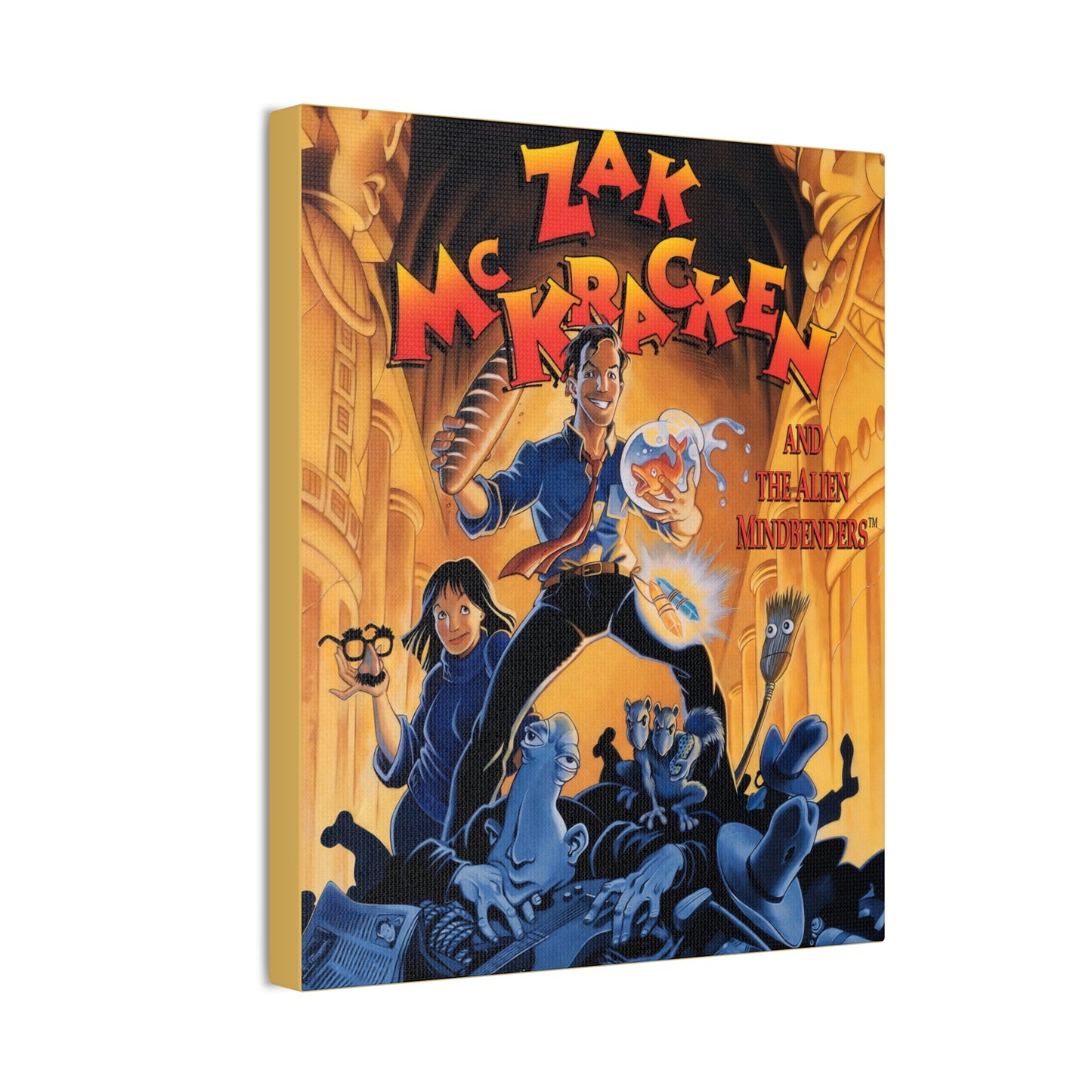 Zak McKracken Poster Canvas