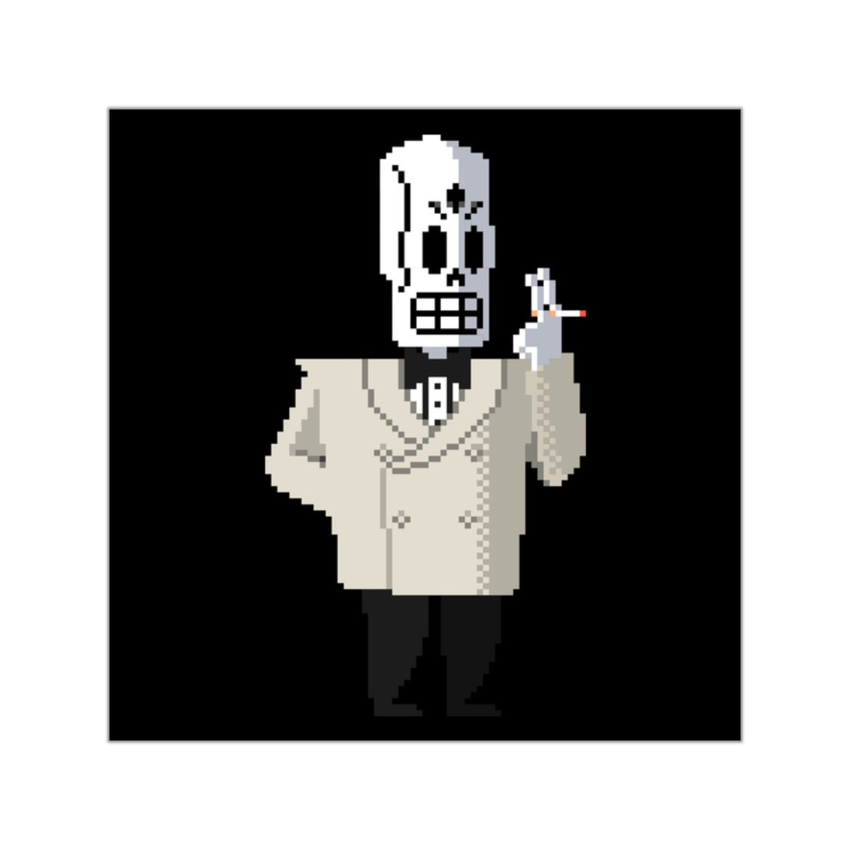 Grim Fandango - Sticker Printify