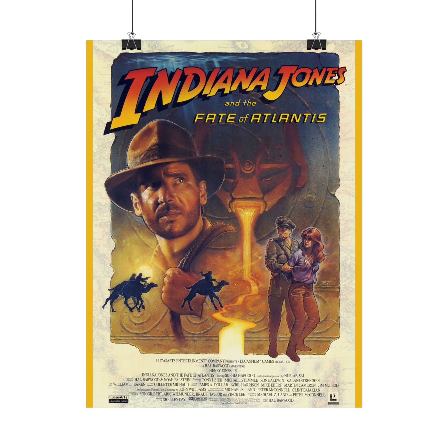 Indiana Jones Faith of Atlantis Rolled Poster