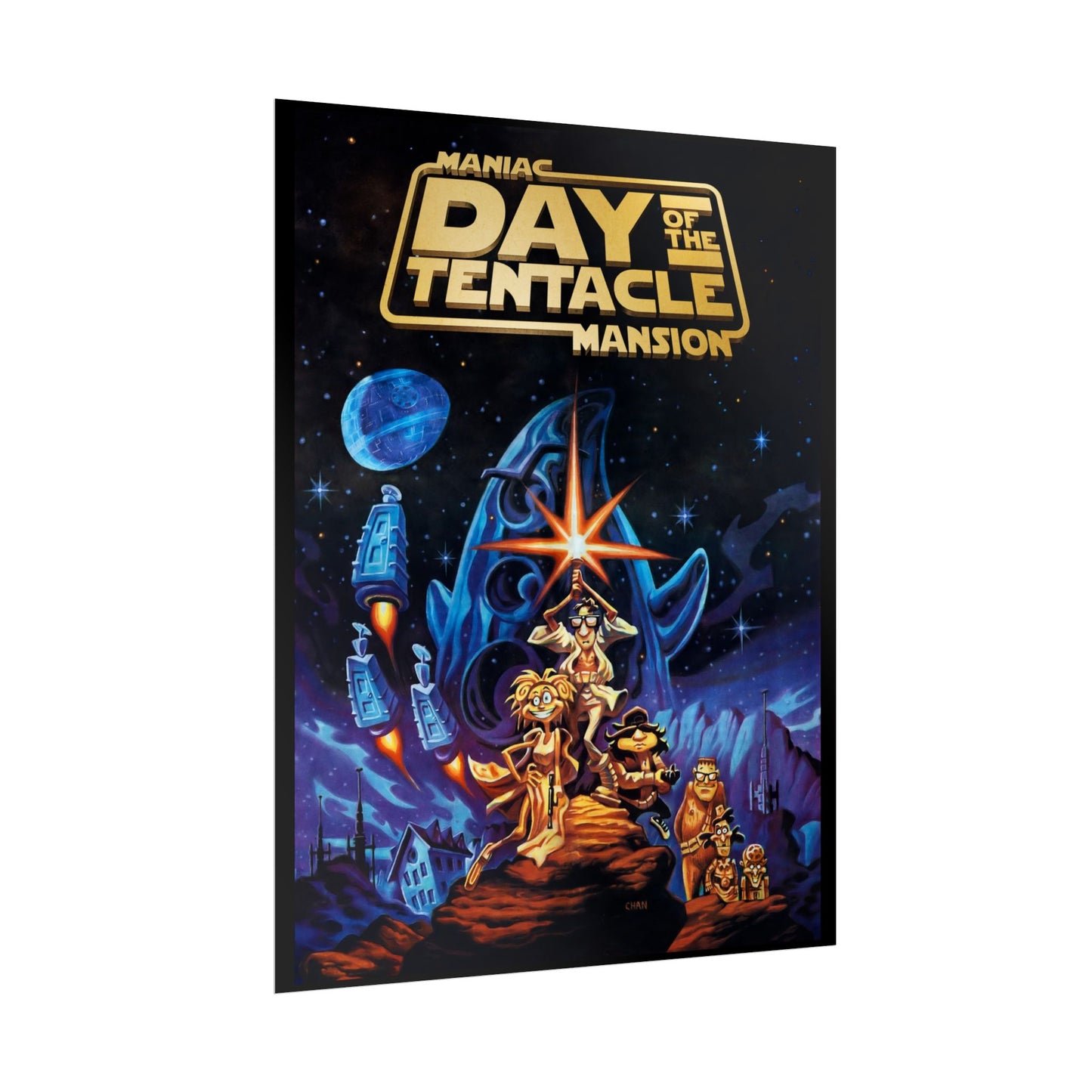Day of the Tentacle Poster Star Wars