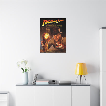 Indiana Jones and the Staff of Kings (met staf) - Canvas Printify