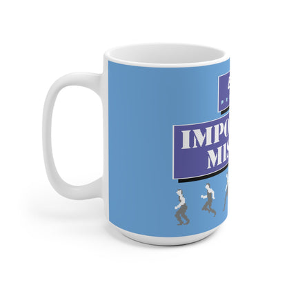 Impossible Mission Running Man Ceramic Mug (EU) Printify