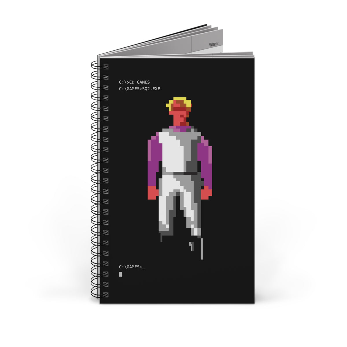 Space Quest II - Notitieboek Printify