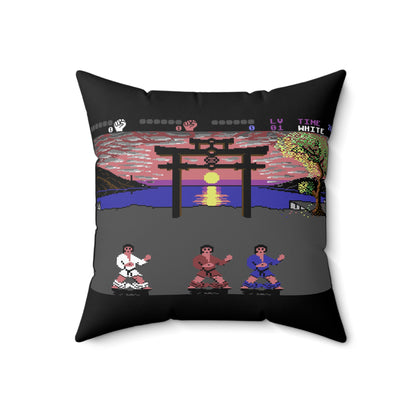 International Karate + Spun Polyester Square Pillow 