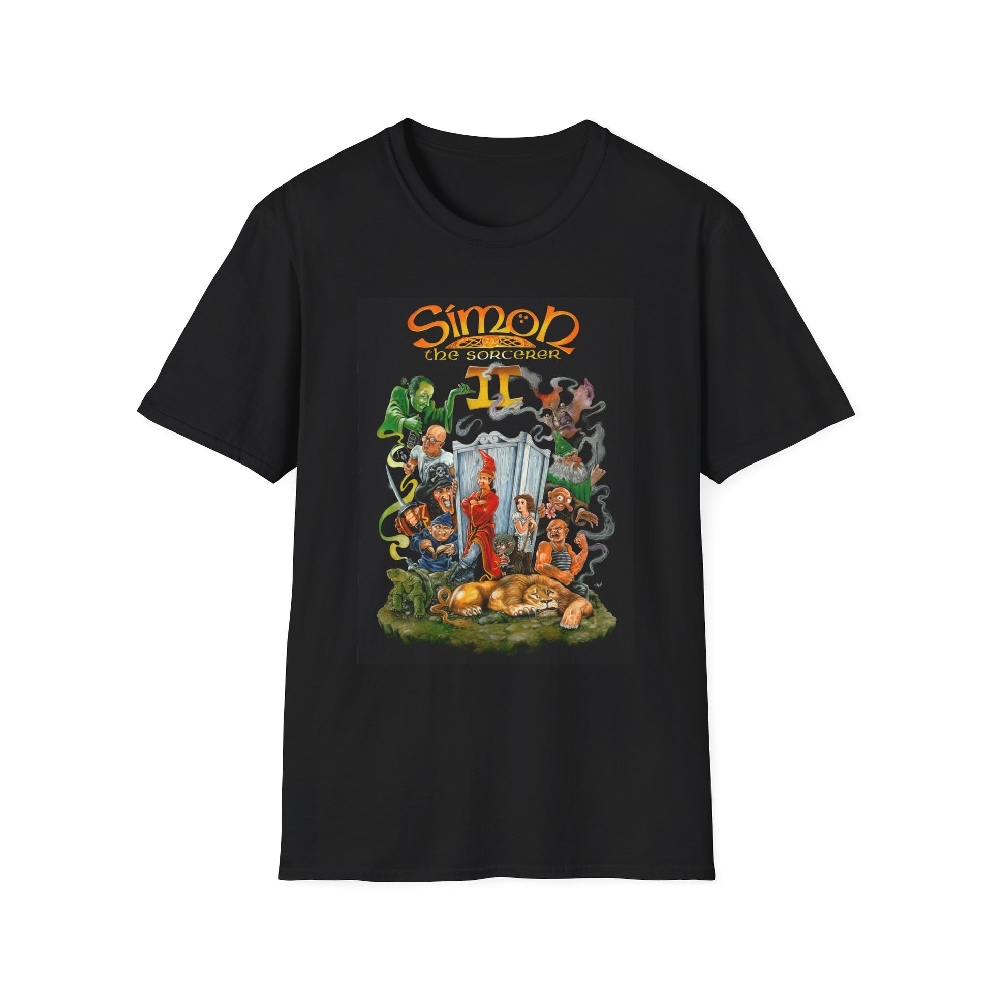 Simon the Sorcerer II Retro Video Game T-Shirt — Classic 90s Adventure Graphic Tee Printify