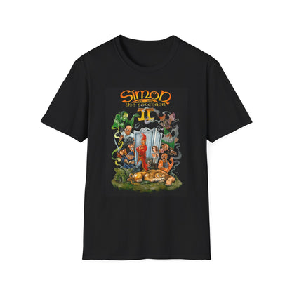 Simon the Sorcerer II Retro Video Game T-Shirt — Classic 90s Adventure Graphic Tee Printify