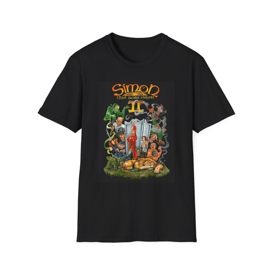 Simon the Sorcerer II Retro Video Game T-Shirt — Classic 90s Adventure Graphic Tee Printify