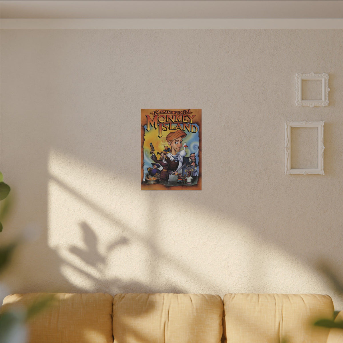 Escape from Monkey Island - Canvas Printify