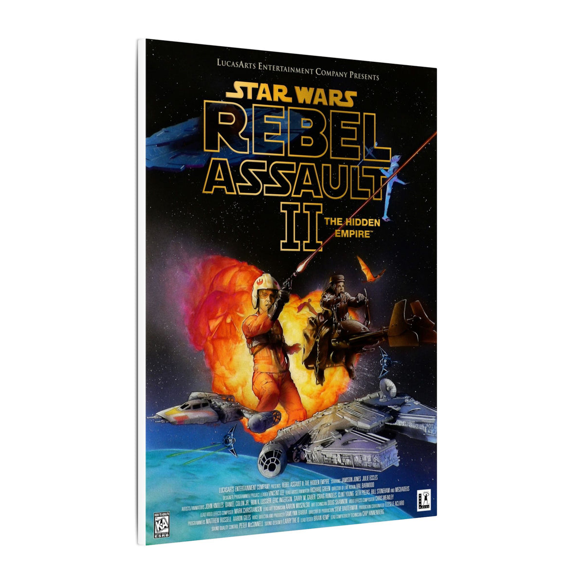 Star Wars: Rebel Assault II - The Hidden Empire - Canvas Printify