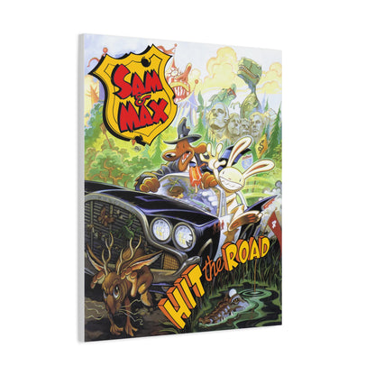 Sam &amp; Max Matte Canvas, Stretched, 1.25" 