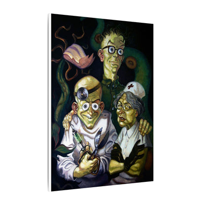 Maniac Mansion - Edison familieportret - Canvas Printify
