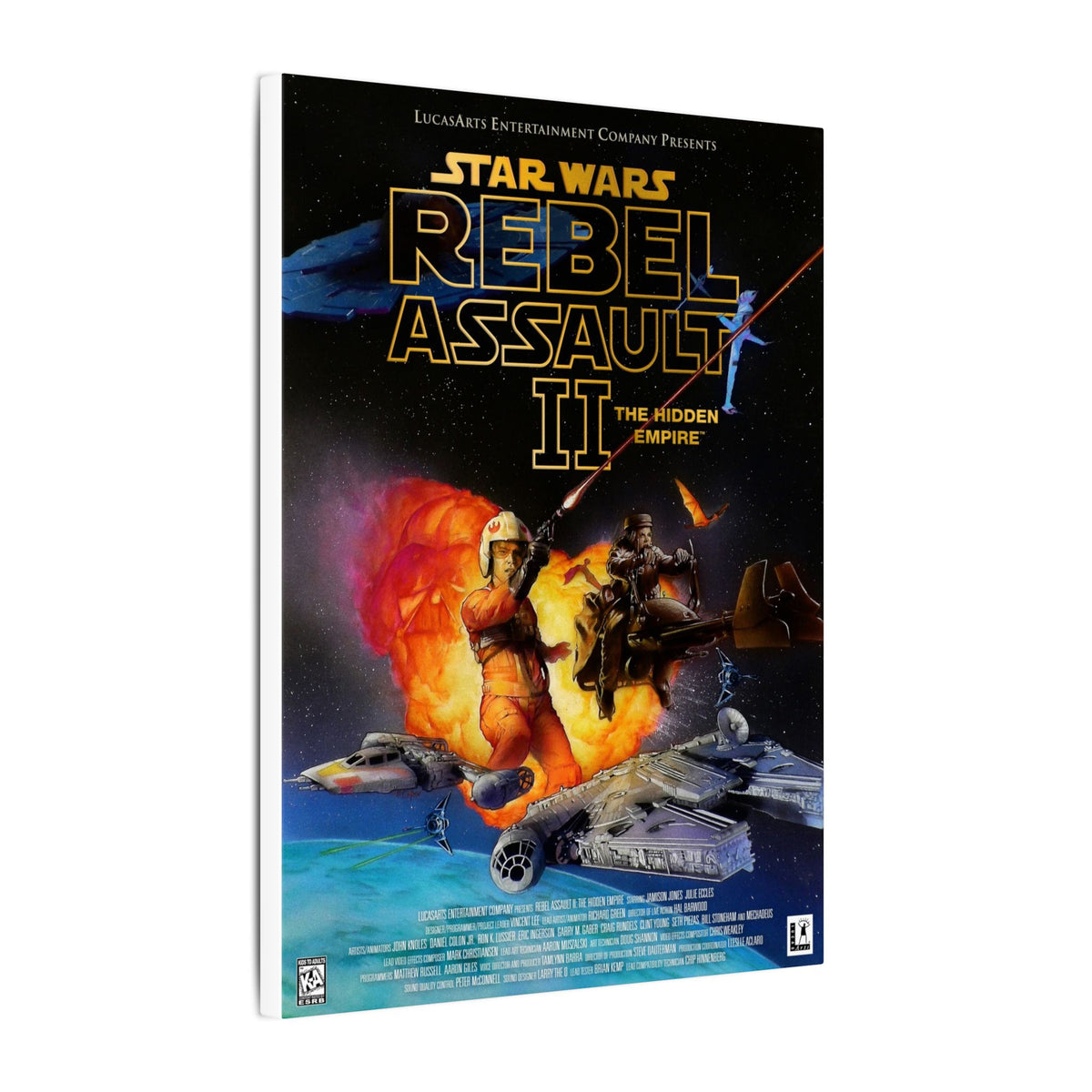 Star Wars: Rebel Assault II - The Hidden Empire - Canvas Printify