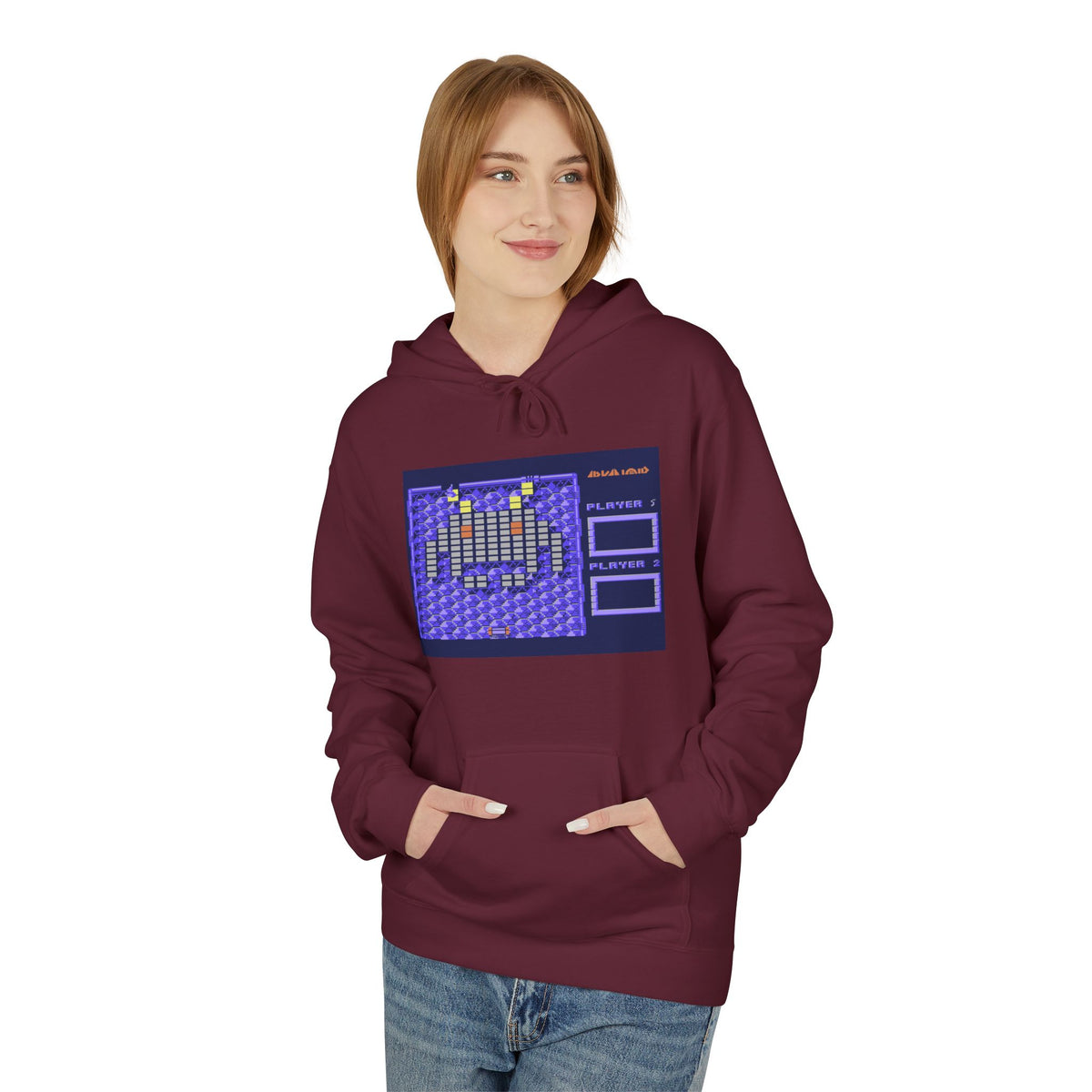 Arkanoid Level Map - Hoodie Printify