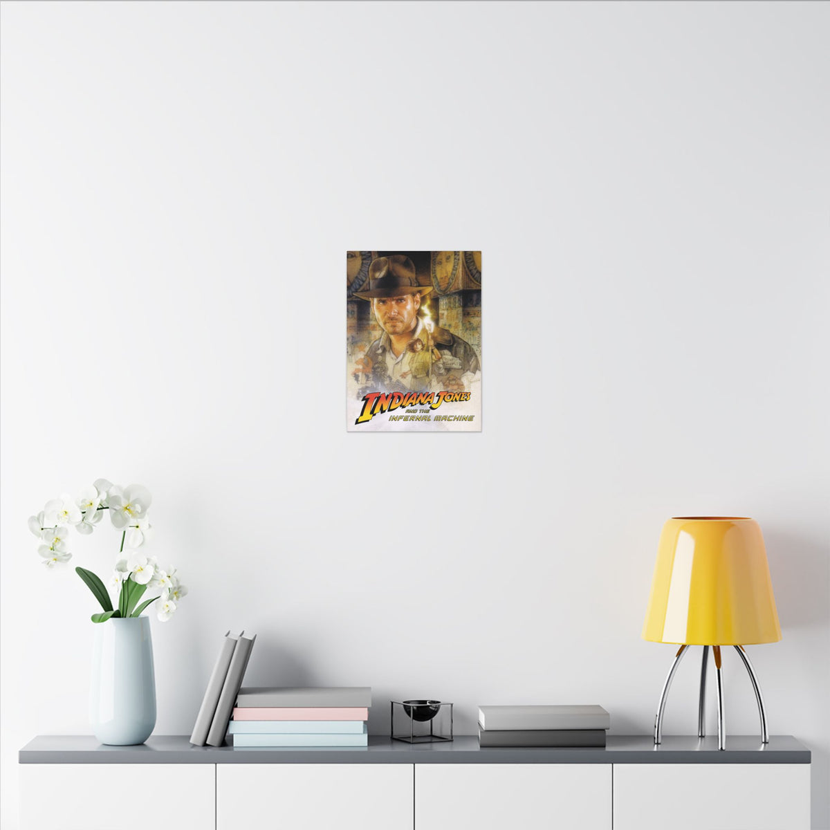 Indiana Jones and the Infernal Machine (logo onder) - Canvas Printify