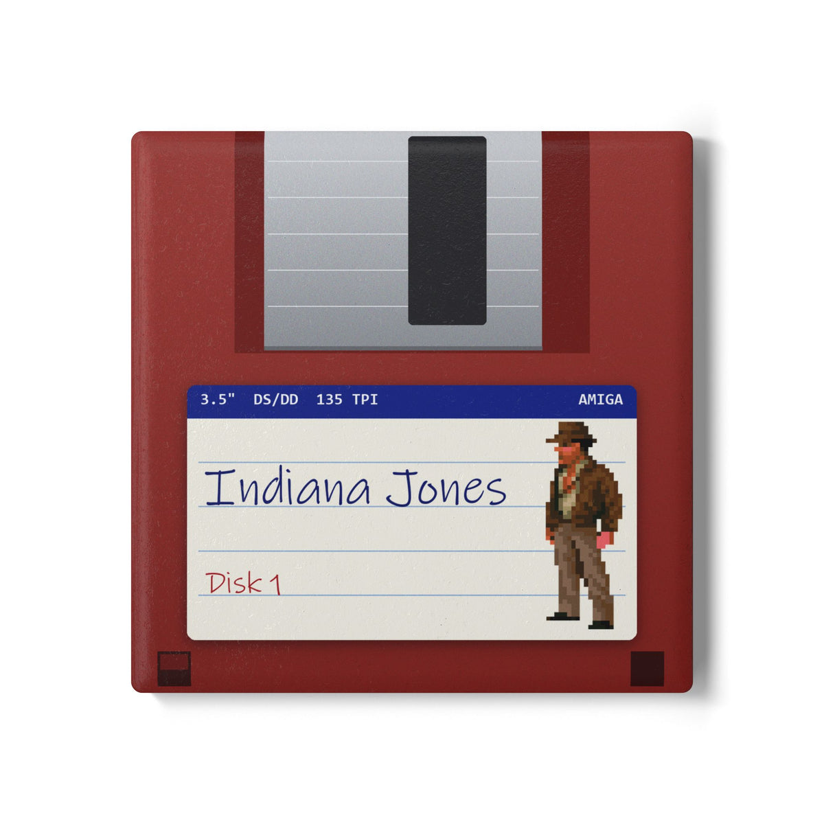 Indiana Jones - Floppy Onderzetter Printify