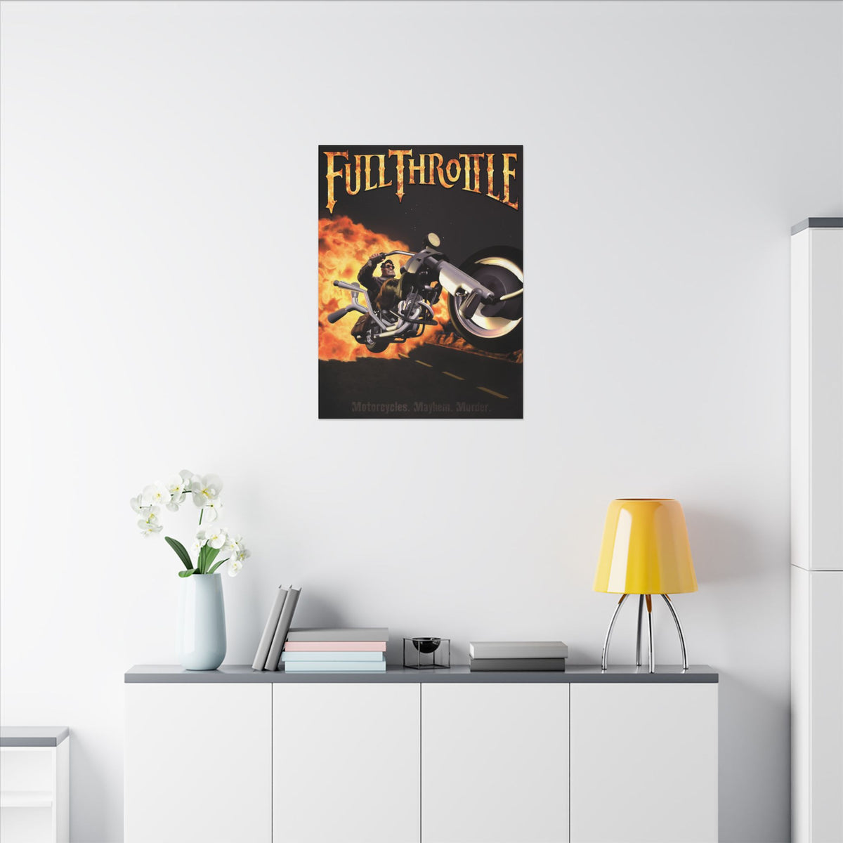 Full Throttle (met tagline) - Canvas Printify