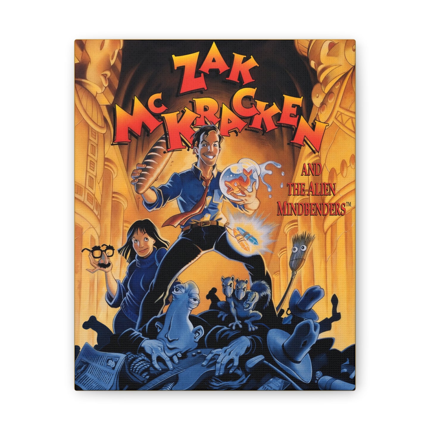 Zak McKracken Poster Canvas