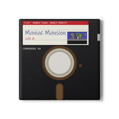 Maniac Mansion - Floppy Onderzetter Printify