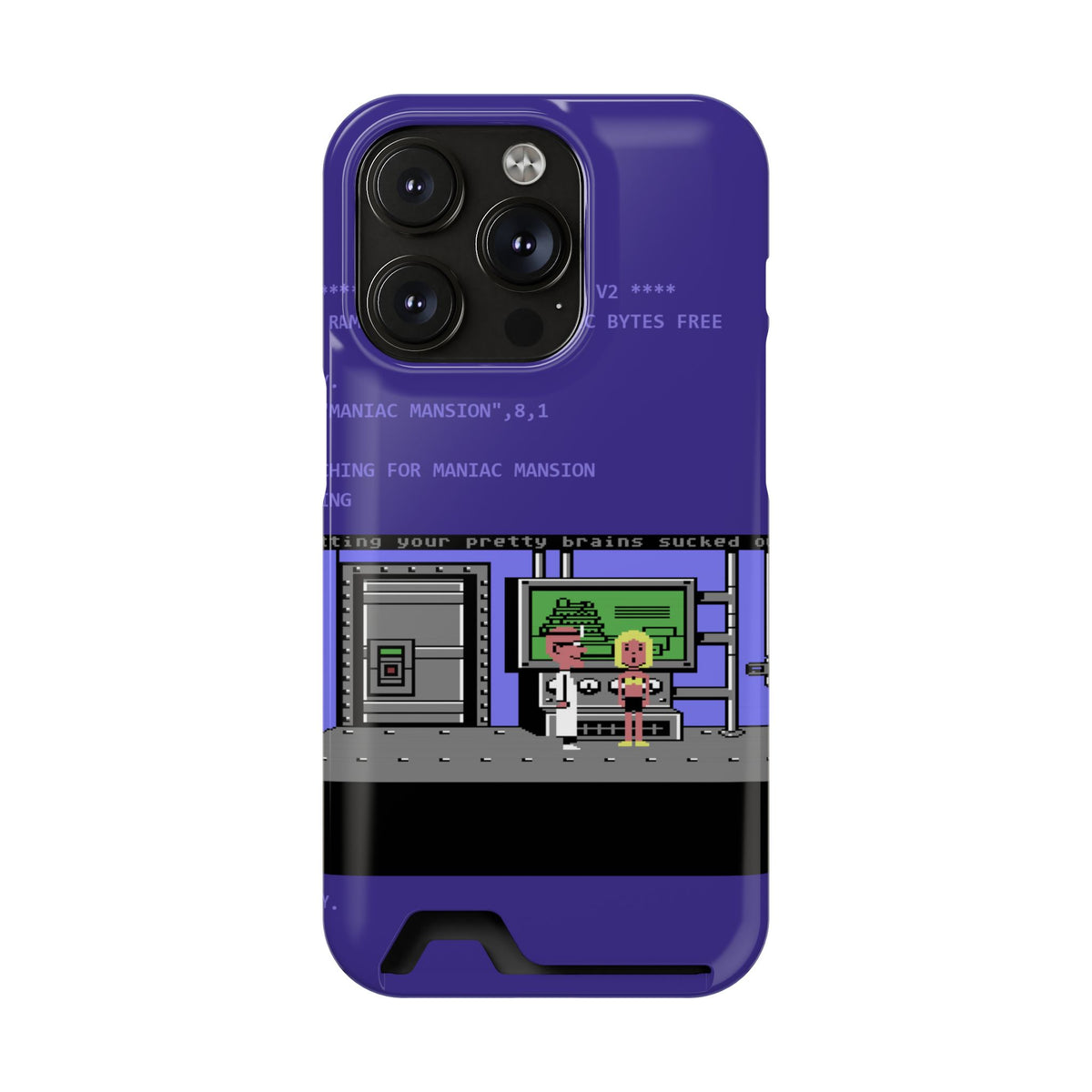 Maniac Mansion - Telefoonhoesje Printify