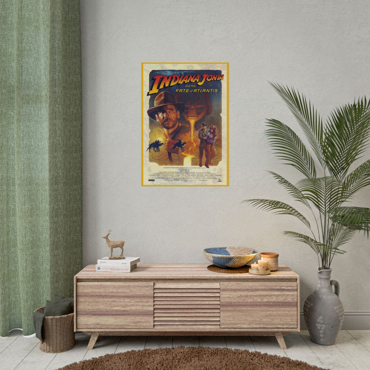 Indiana Jones Faith of Atlantis Rolled Poster