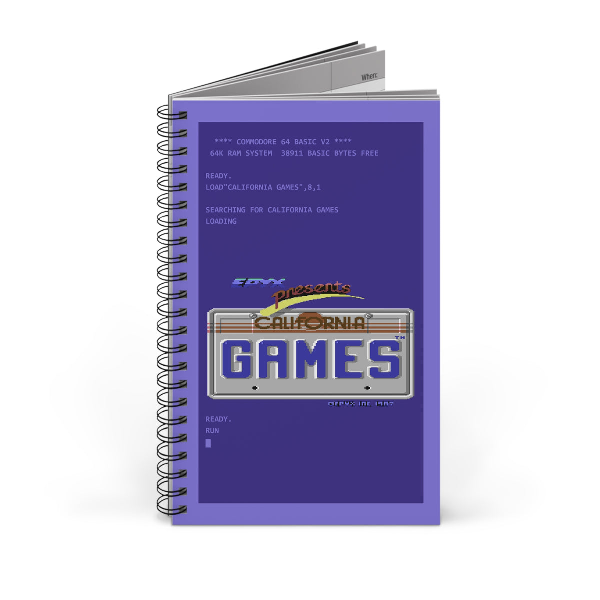 California Games - Notitieboek Printify