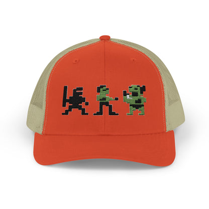 Bruce Lee Characters - Snapback Truckerpet Printify