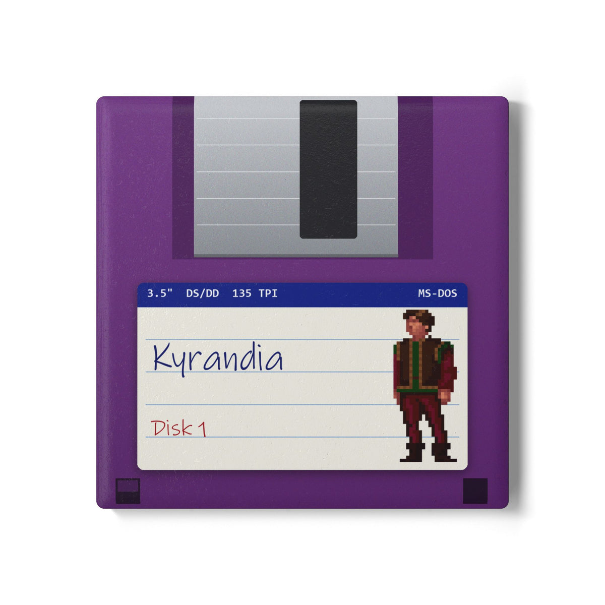 Kyrandia - Floppy Onderzetter Printify