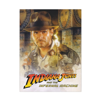 Indiana Jones and the Infernal Machine (logo onder) - Canvas Printify