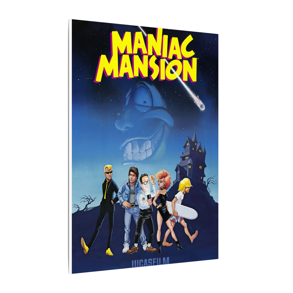 Maniac Mansion (Lucasfilm Games-logo) - Canvas Printify