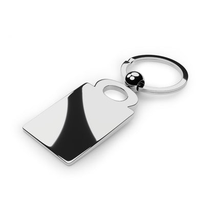 Eye of the Beholder Rectangle Photo Keyring 