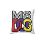 MS Dos Spun Polyester Square Pillow