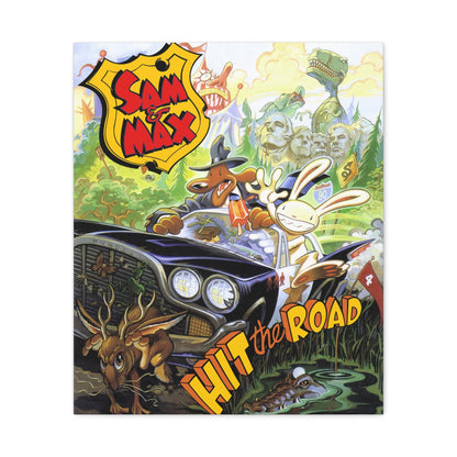 Sam & Max Matte Canvas, Stretched, 1.25" Printify