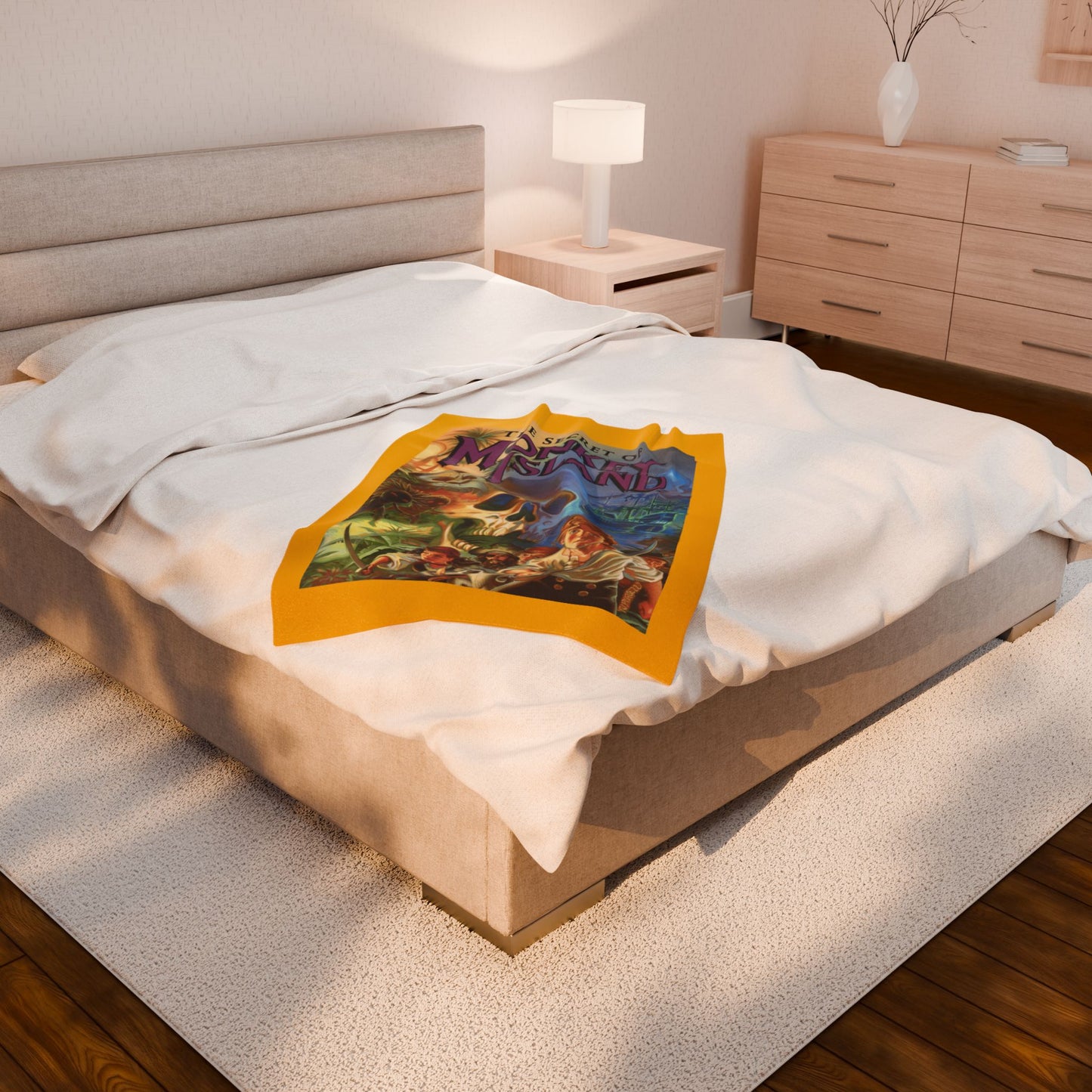 Monkey Island 1 Plush Blanket
